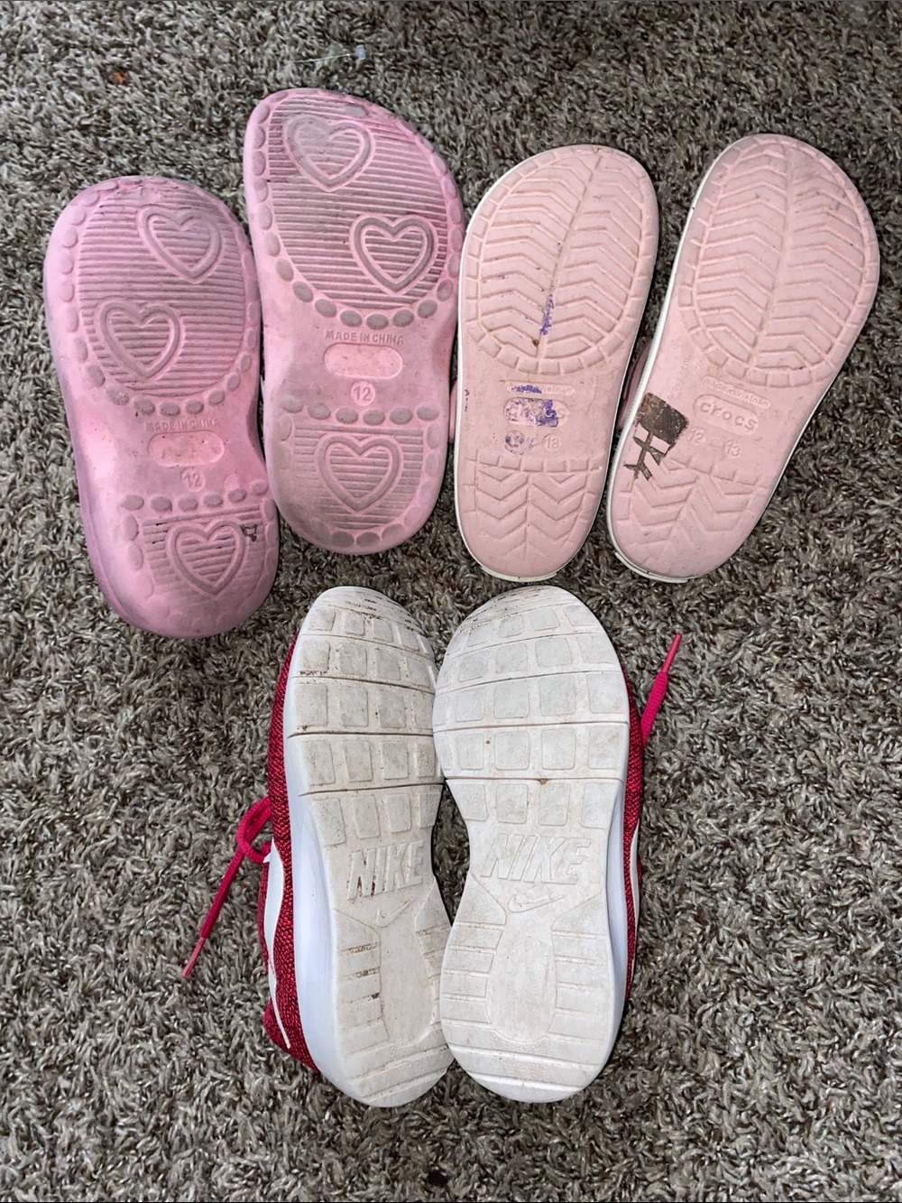 Girl pink shoe bundle 12/13/1 - Picture 2 of 2